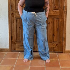 Torrid Blue Wide Leg Pants